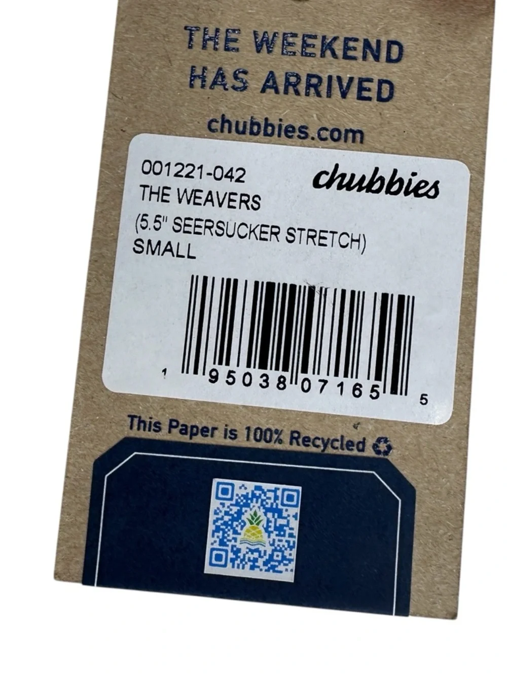 New! CHUBBIES Shorts The Weavers 5.5" Seersucker Stretch - Picture 8 of 8